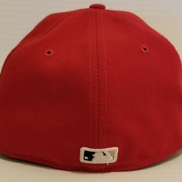 DC Authentic on field red baseball cap new era - Picture 2 of 7